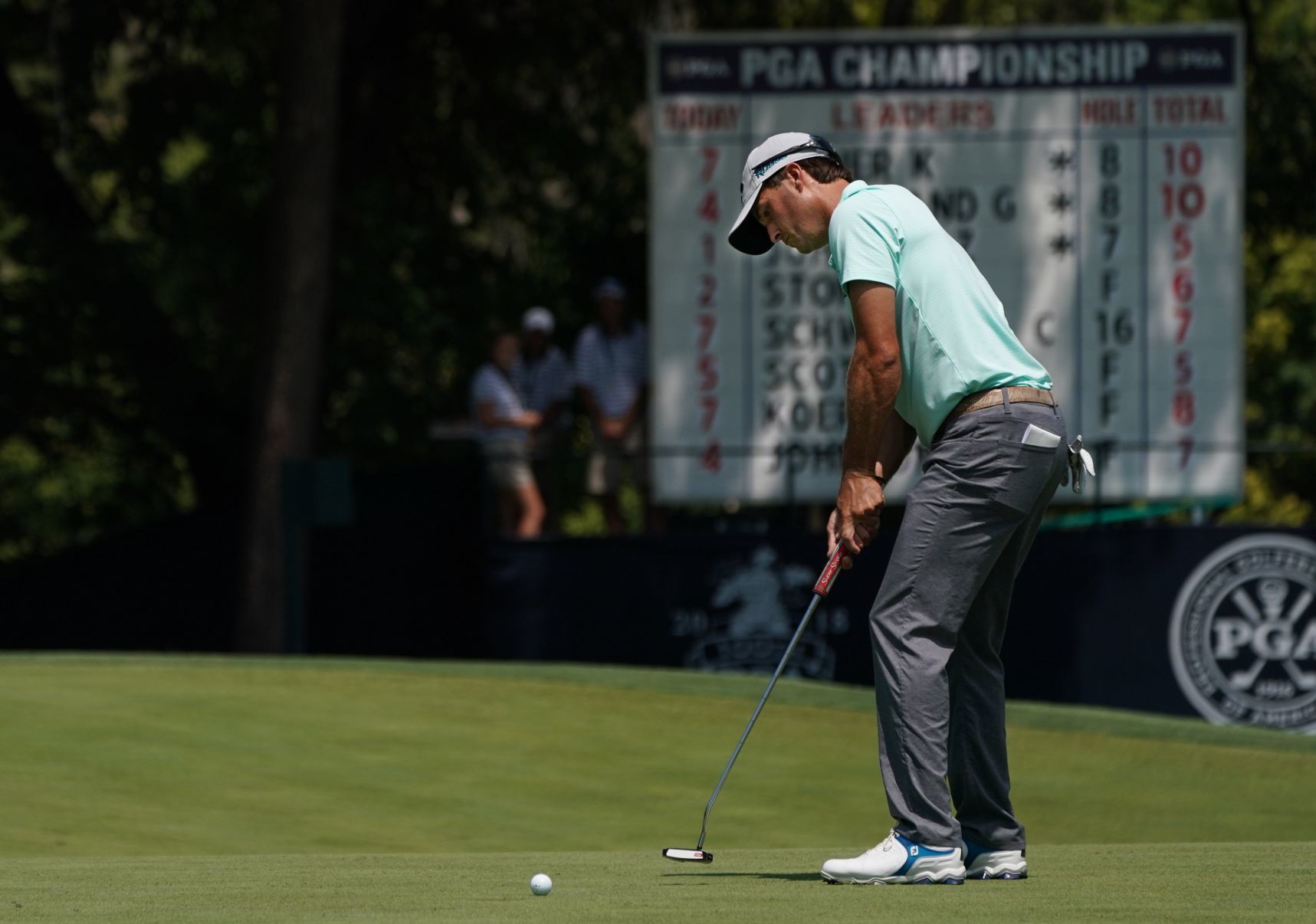 100th PGA Championship at Bellerive Country Club, round two
